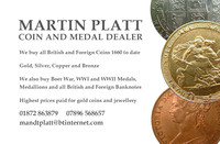 MARTIN PLATT COIN AND MEDAL DEALER